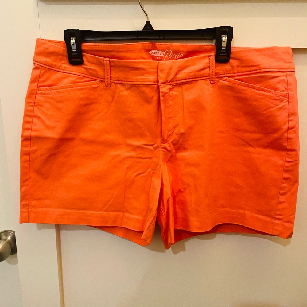Coral Old Navy Pixie Shorts